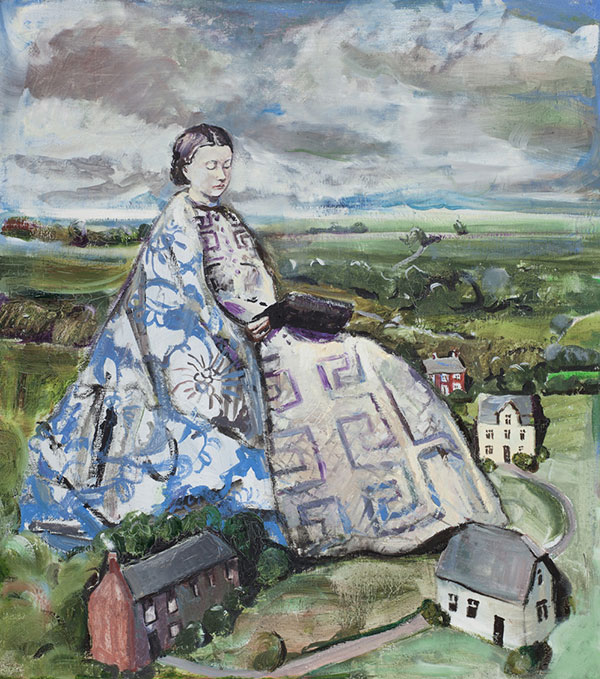 ABSTRAKTE ERZÄHLERIN / 2018 / 90x80cm