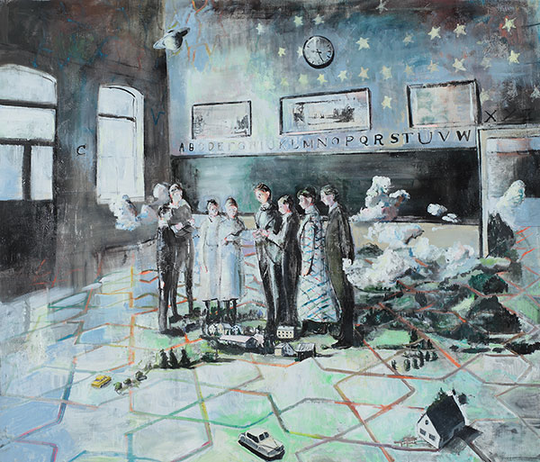 GROSSER WELTENTWURF / 2016 / 170x200cm